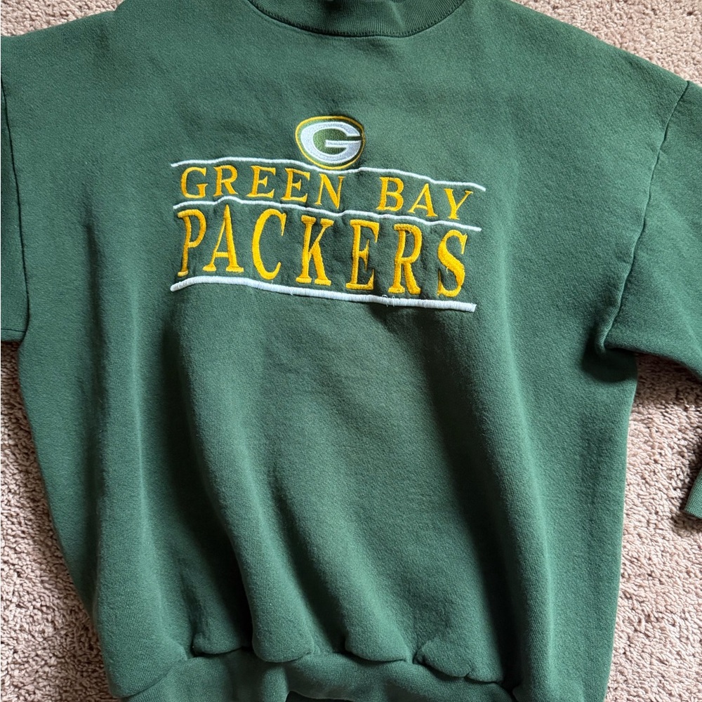 LOGO 7 Green Packers Crewneck